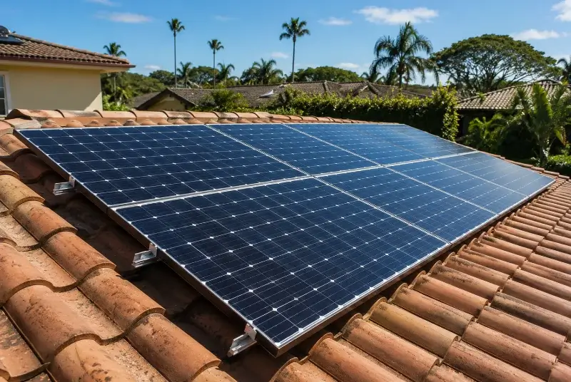 Installation de panneaux solaires à Tosse